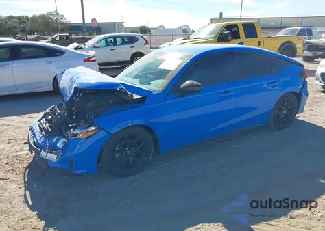 2025 Honda Civic Sedan Sport из США, поврежденный, VIN 19XFL2H86SE005995